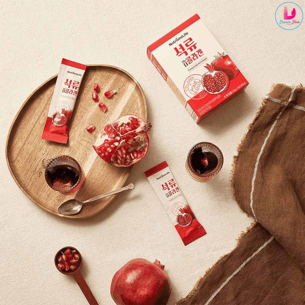 NutrioneLife Pomegranate The Collagen [20g x 14 sticks]